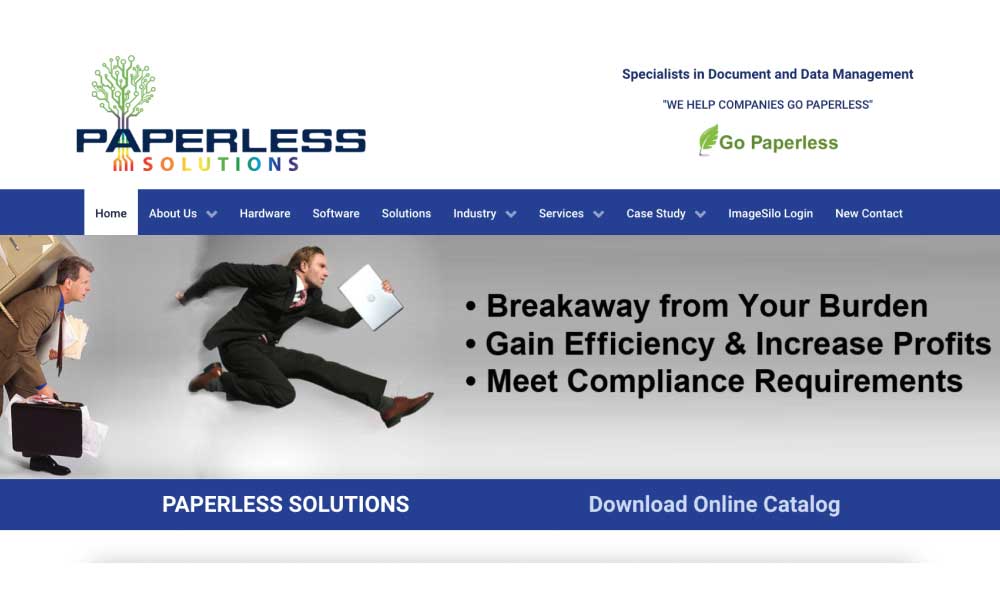 Good News! Paperless Solutions launches their new mobile-friendly website