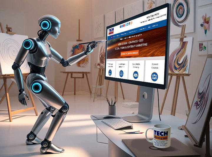 Join The Techdesigno Web Media Team During their Live Demonstration on How to Use AI to Build a Website and Learn the Impact AI May Have on Your Business