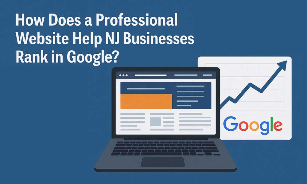 How Does a Professional Website Help New Jersey Businesses Rank on Google?